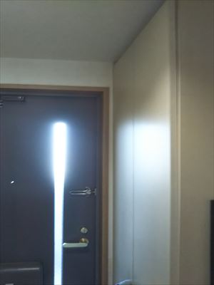 玄関　マンションリフォーム　間接照明